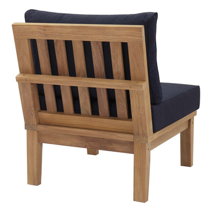 Modway Marina Armless Outdoor Patio Teak Sofa