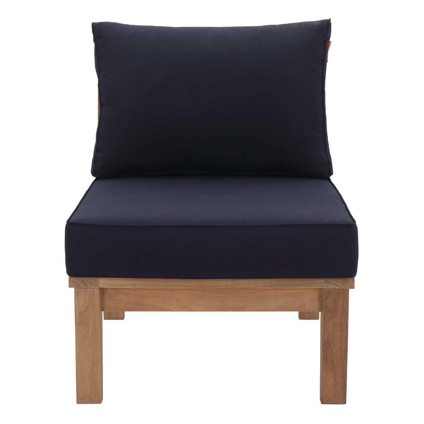 Modway Marina Armless Outdoor Patio Teak Sofa