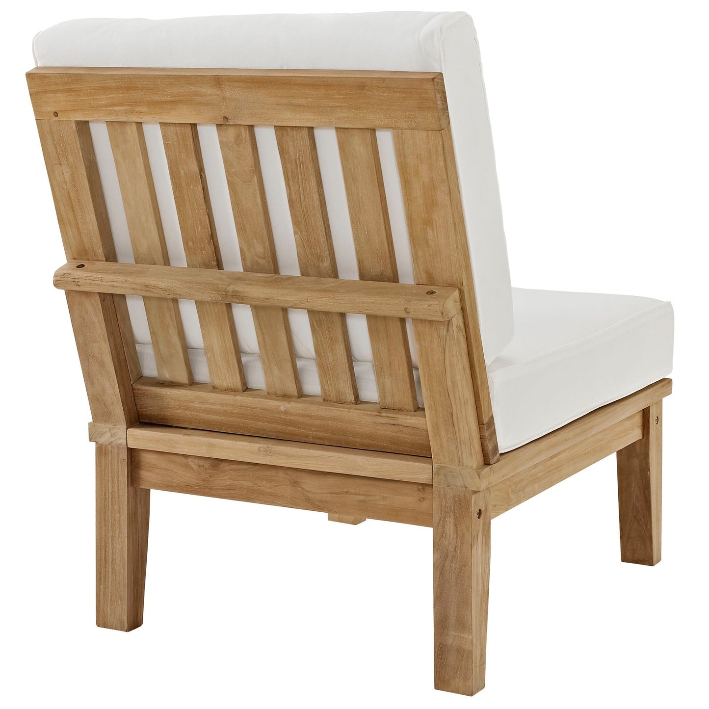 Modway Marina Armless Outdoor Patio Teak Sofa