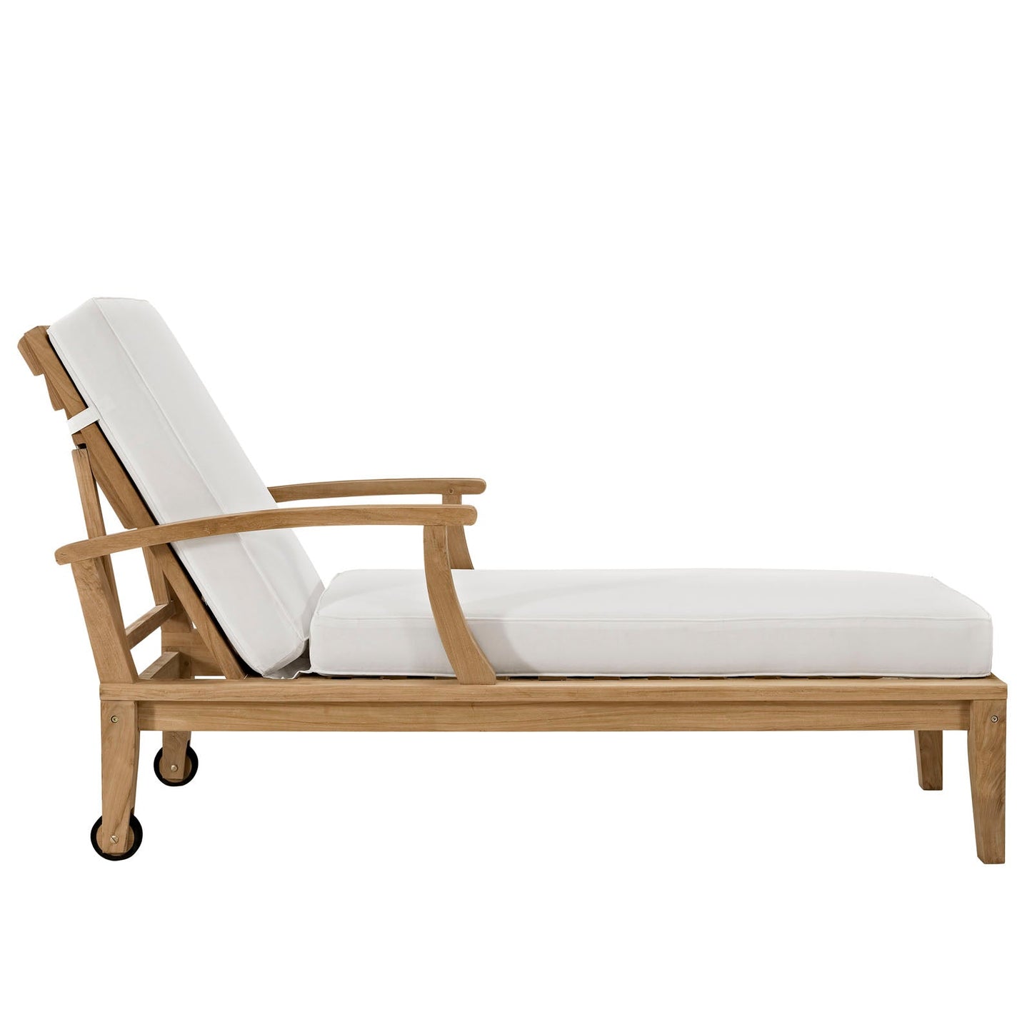 Modway Marina Outdoor Patio Teak Single Chaise