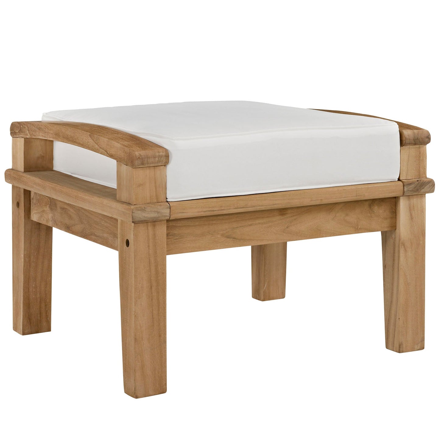 Modway Furniture Marina 5 Piece Outdoor Patio Teak Set by Modway – EEI-1472-NAT-GRY-SET