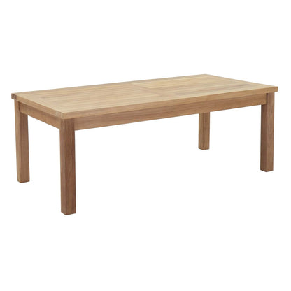 Modway Furniture Marina 8 Piece Outdoor Patio Teak Set by Modway – EEI-1479-NAT-GRY-SET
