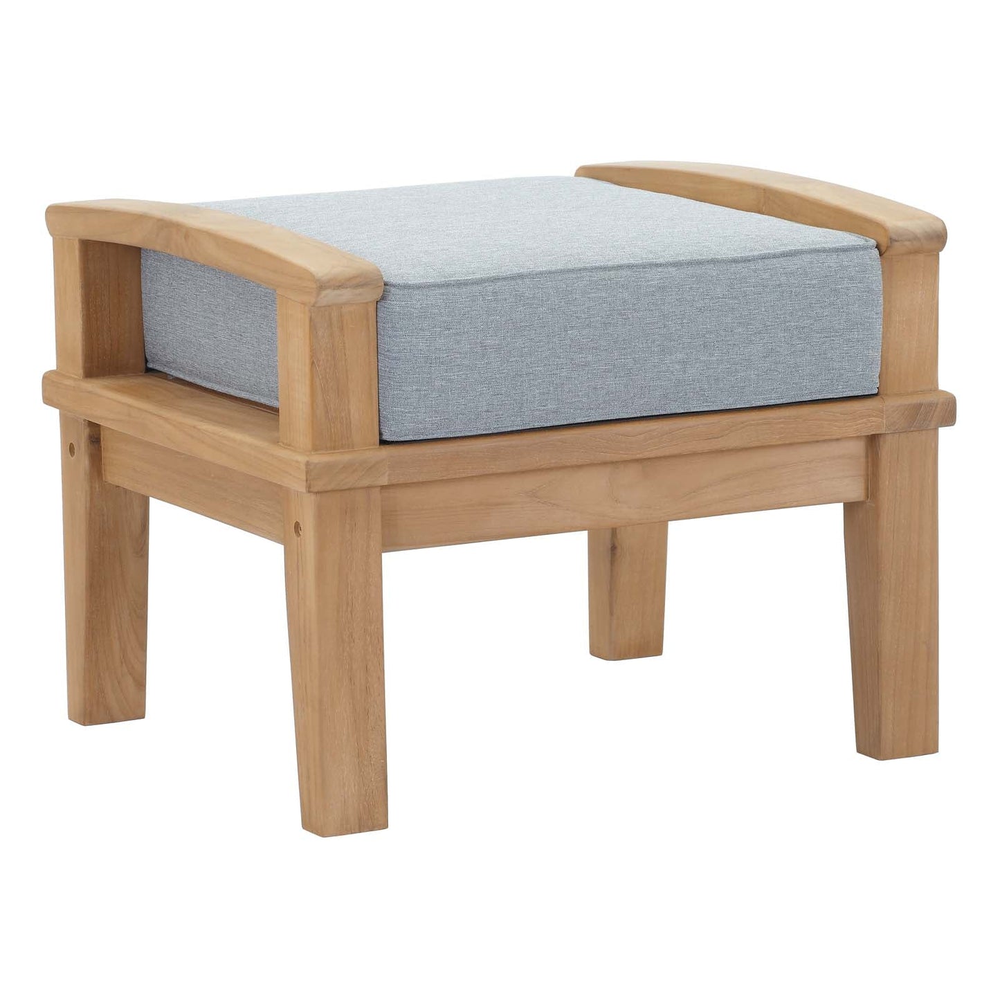 Modway Furniture Marina 7 Piece Outdoor Patio Teak Set by Modway – EEI-1486-NAT-GRY-SET