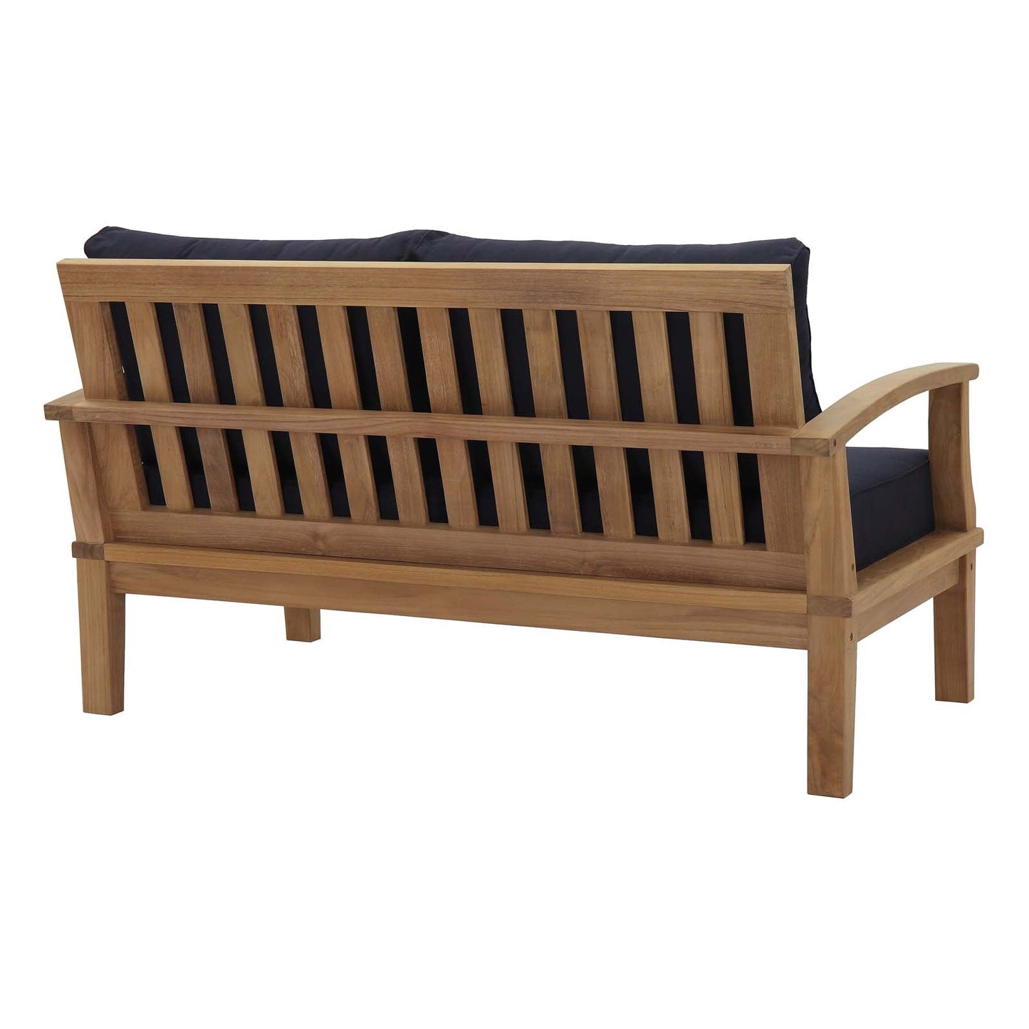 Modway Furniture Marina 7 Piece Outdoor Patio Teak Set by Modway – EEI-1486-NAT-GRY-SET