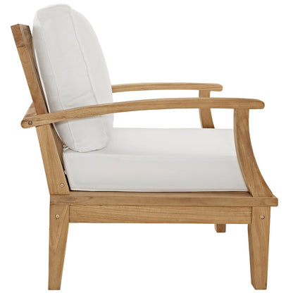 Modway Furniture Marina 7 Piece Outdoor Patio Teak Set by Modway – EEI-1486-NAT-GRY-SET