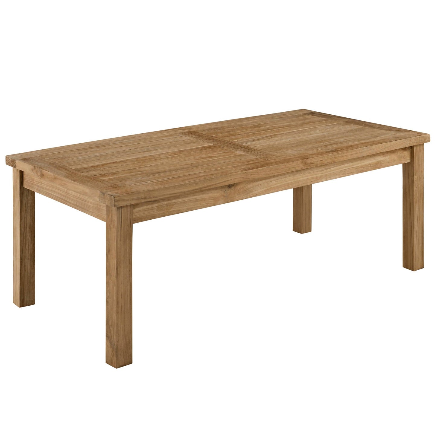 Modway Furniture Marina 7 Piece Outdoor Patio Teak Set by Modway – EEI-1486-NAT-GRY-SET
