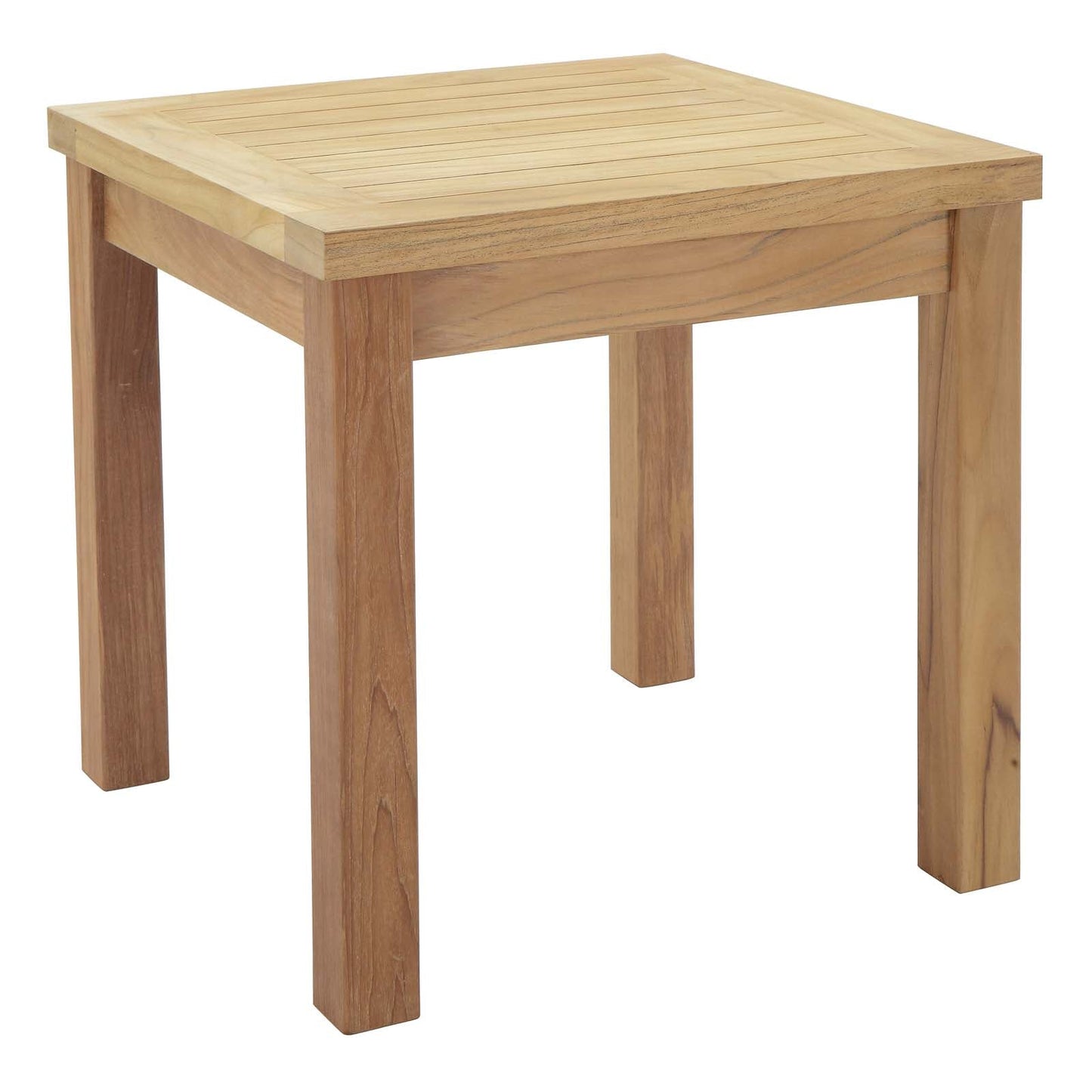 Modway Furniture Marina 3 Piece Outdoor Patio Teak Set – EEI-1487-NAT-GRY-SET