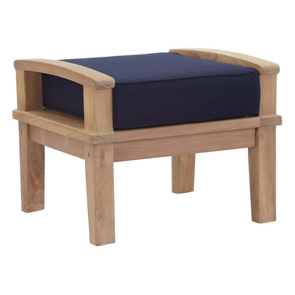Modway Furniture Marina 10 Piece Outdoor Patio Teak Set by Modway - EEI-1489-NAT-GRY-SET