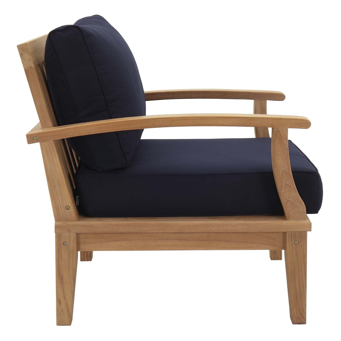 Modway Furniture Marina 10 Piece Outdoor Patio Teak Set by Modway - EEI-1489-NAT-GRY-SET