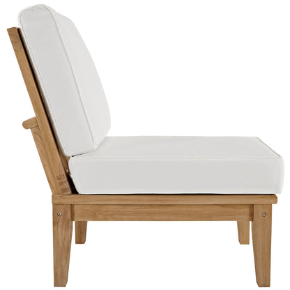 Modway Furniture Marina 10 Piece Outdoor Patio Teak Set by Modway - EEI-1489-NAT-GRY-SET