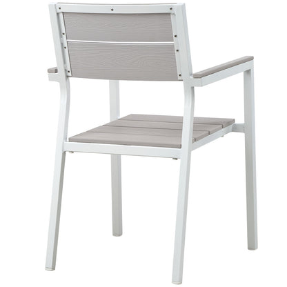 Modway Maine 5 Piece Outdoor Patio Dining Set
