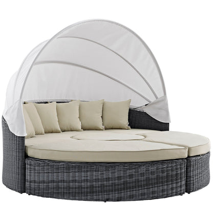 Summon Canopy Outdoor Patio Sunbrella® Daybed by Modway