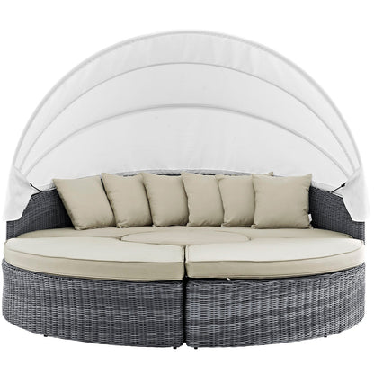 Summon Canopy Outdoor Patio Sunbrella® Daybed by Modway