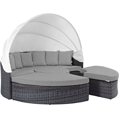 Summon Canopy Outdoor Patio Sunbrella® Daybed by Modway