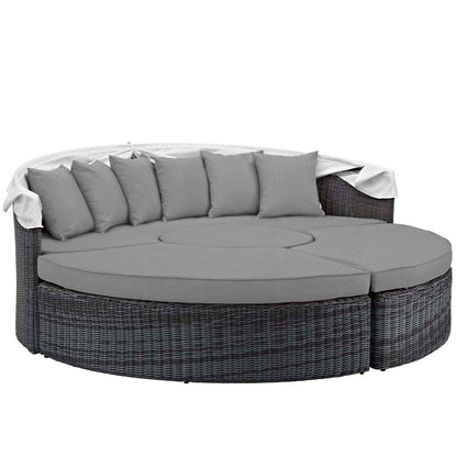 Summon Canopy Outdoor Patio Sunbrella® Daybed by Modway