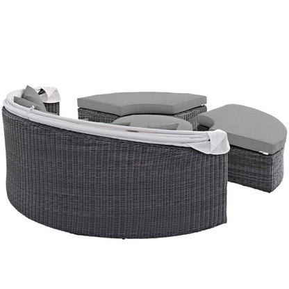 Summon Canopy Outdoor Patio Sunbrella® Daybed by Modway