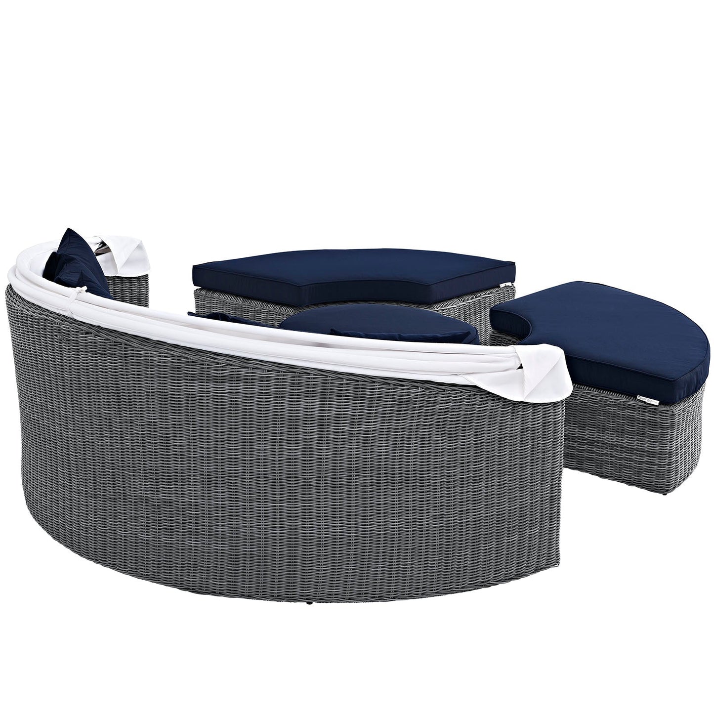Summon Canopy Outdoor Patio Sunbrella® Daybed by Modway