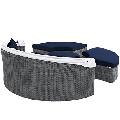 Summon Canopy Outdoor Patio Sunbrella® Daybed by Modway