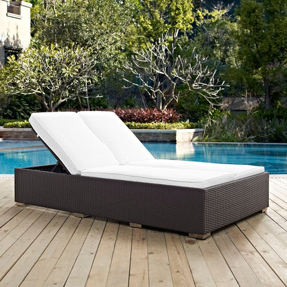 Modway Furniture Convene Double Outdoor Patio Chaise - EEI-2177-EXP-MOC