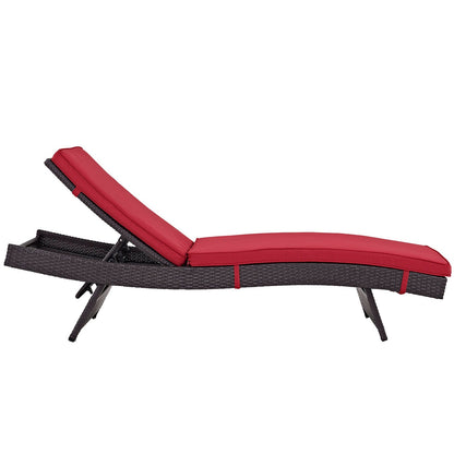 Modway Furniture Convene Chaise Outdoor Patio Set of 4 by Modway - EEI-2429-EXP-MOC-SET