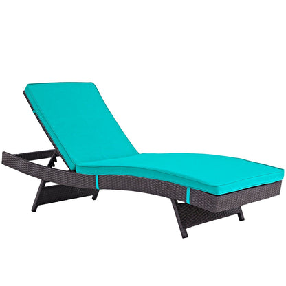Modway Furniture Convene Chaise Outdoor Patio Set of 6 by Modway - EEI-2430-EXP-ORA-SET