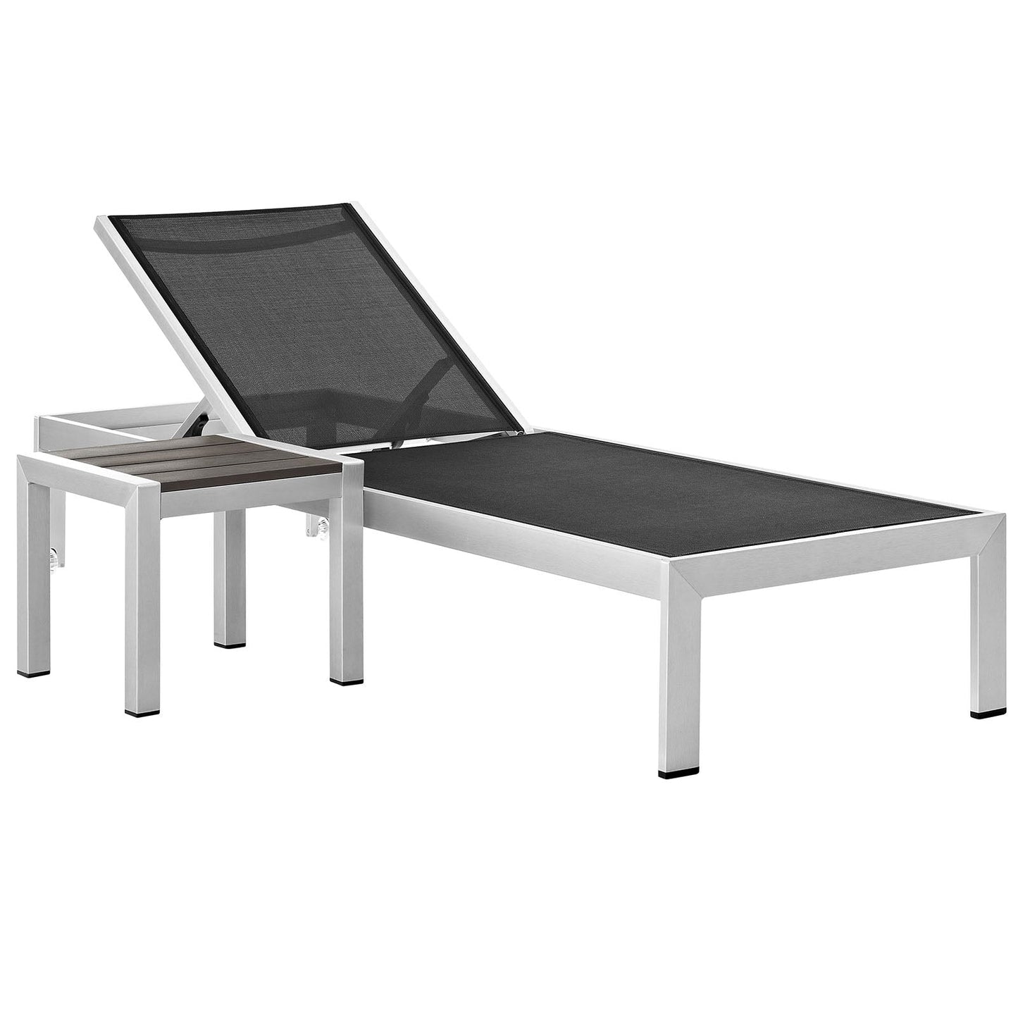 Modway Shore 2 Piece Outdoor Patio Aluminum Set – EEI-2470