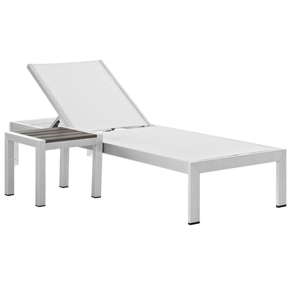 Modway Shore 2 Piece Outdoor Patio Aluminum Set – EEI-2470