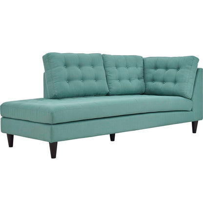 Modway Furniture Empress Upholstered Fabric Left Facing Bumper - EEI-2611-LGR