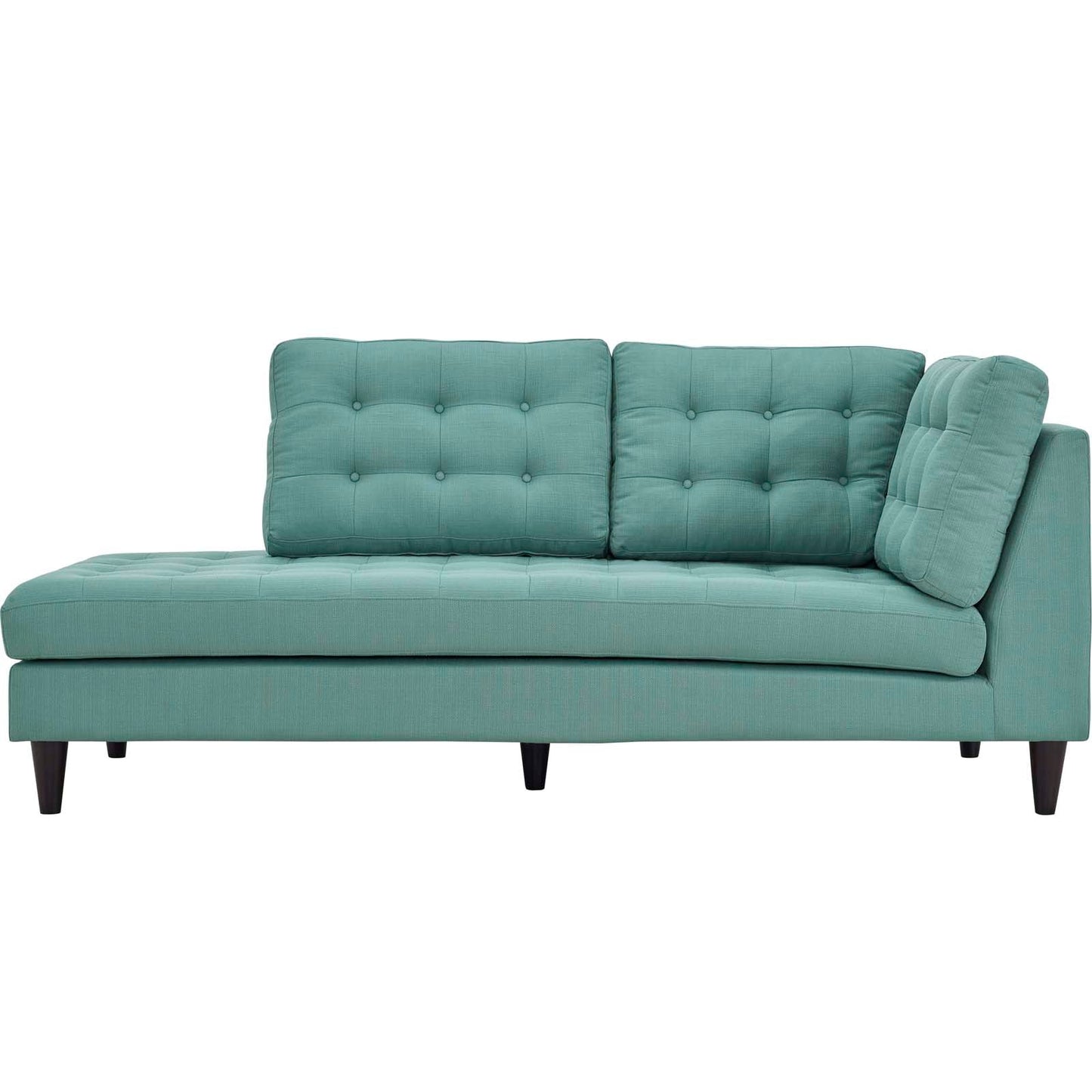 Modway Furniture Empress Upholstered Fabric Left Facing Bumper - EEI-2611-LGR