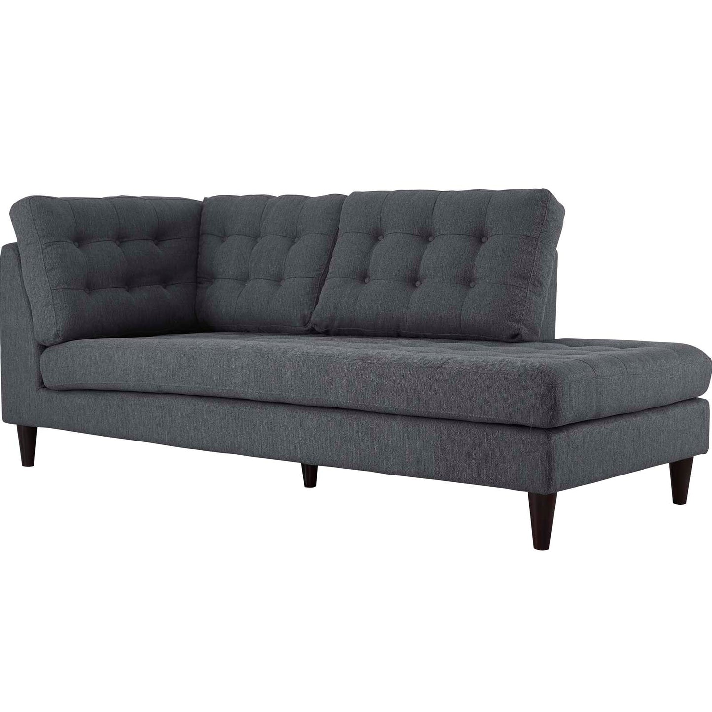 Modway Furniture Empress Upholstered Fabric Right Facing Bumper - EEI-2612-AZU