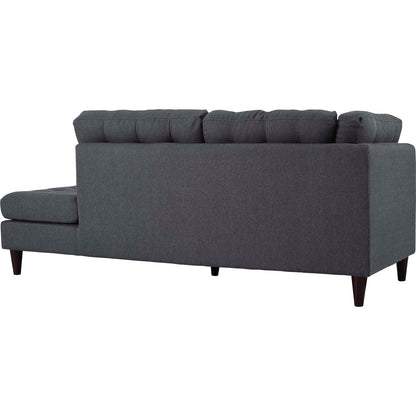 Modway Furniture Empress Upholstered Fabric Right Facing Bumper - EEI-2612-AZU