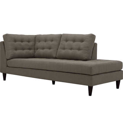Modway Furniture Empress Upholstered Fabric Right Facing Bumper - EEI-2612-AZU