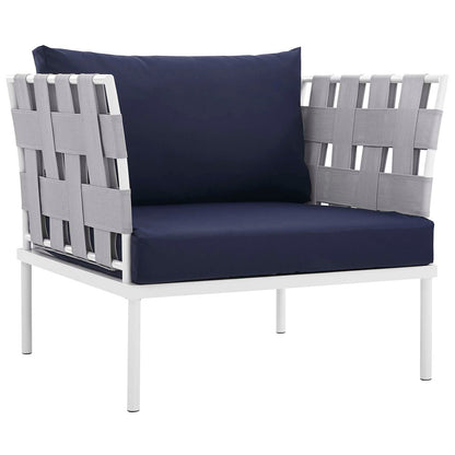 Modway Furniture Harmony 5  Piece Outdoor Patio Aluminum Sectional Sofa Set by Modway – EEI-2623