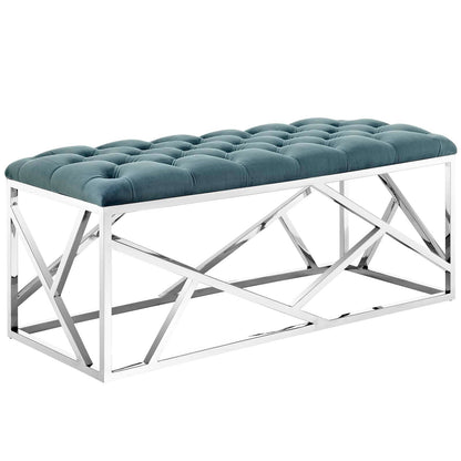 Modway Furniture Intersperse Bench - EEI-2867-SLV-SEA