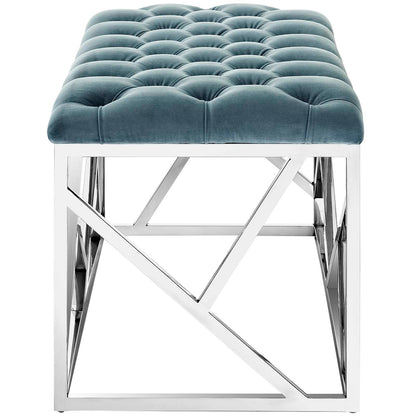 Modway Furniture Intersperse Bench - EEI-2867-SLV-SEA