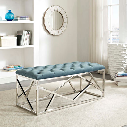 Modway Furniture Intersperse Bench - EEI-2867-SLV-SEA