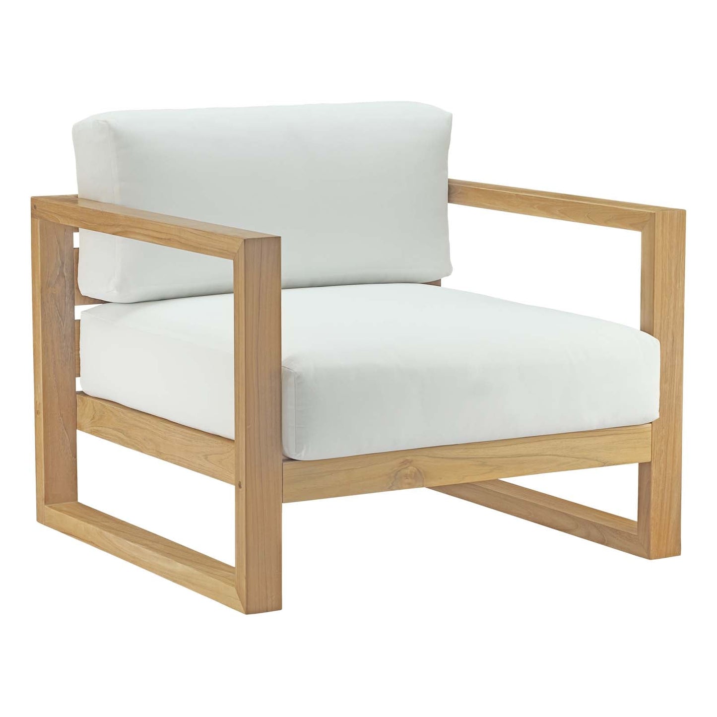 Modway Upland 3 Piece Outdoor Patio Teak Set