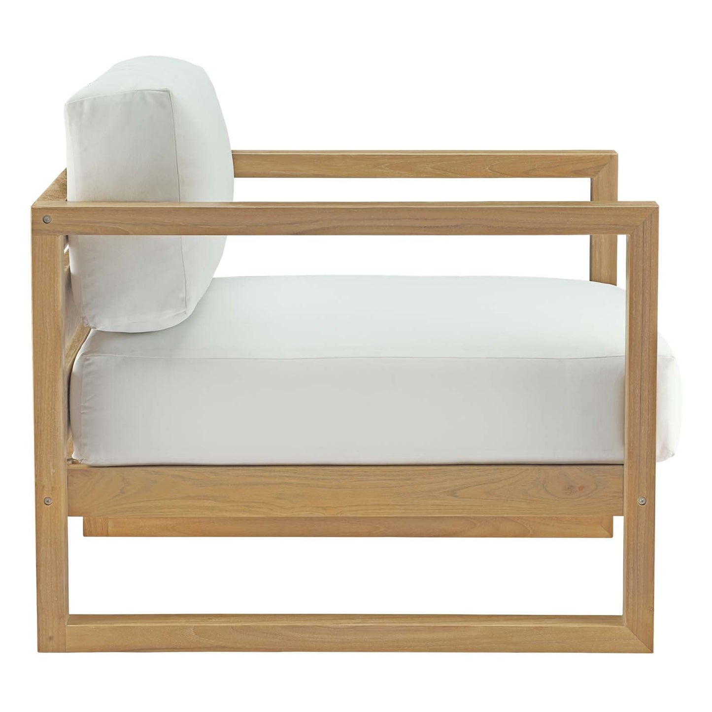 Modway Upland 3 Piece Outdoor Patio Teak Set