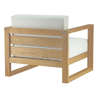 Modway Upland 3 Piece Outdoor Patio Teak Set