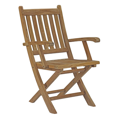 Modway Furniture 9 Piece Outdoor Patio Teak Dining Set by Modway –EEI-3281-NAT-SET
