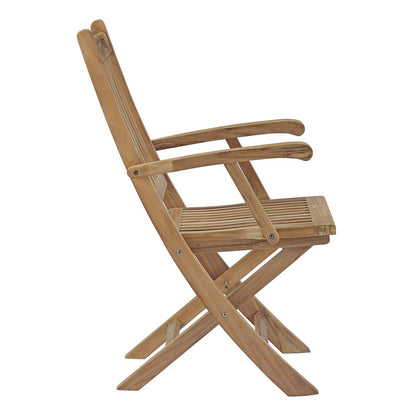 Modway Furniture 9 Piece Outdoor Patio Teak Dining Set by Modway –EEI-3281-NAT-SET