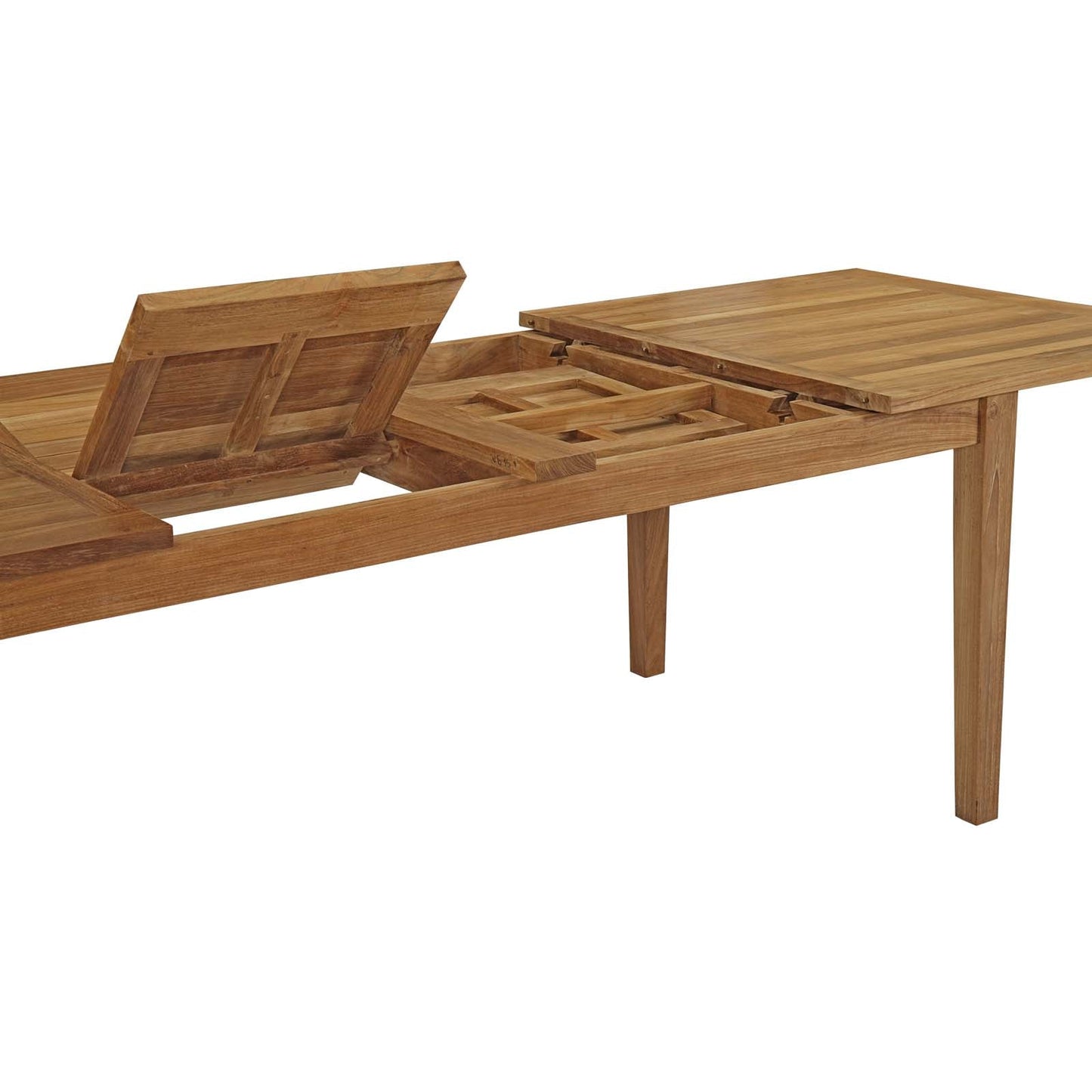 Modway Furniture 9 Piece Outdoor Patio Teak Dining Set by Modway –EEI-3281-NAT-SET
