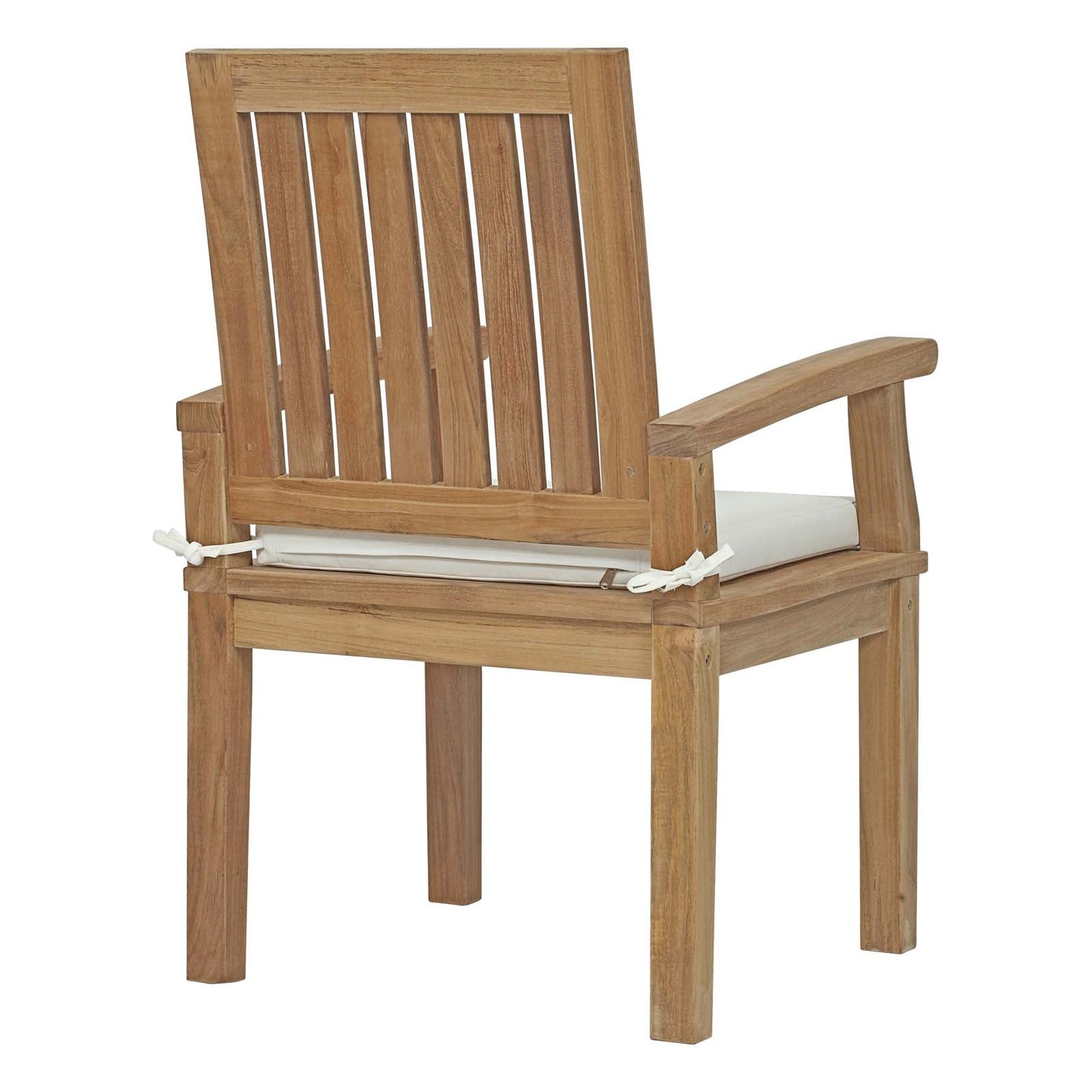 Modway Furniture Marina 11 Piece Outdoor Patio Teak Dining Set by Modway – EEI-3283-NAT-WHI-SET