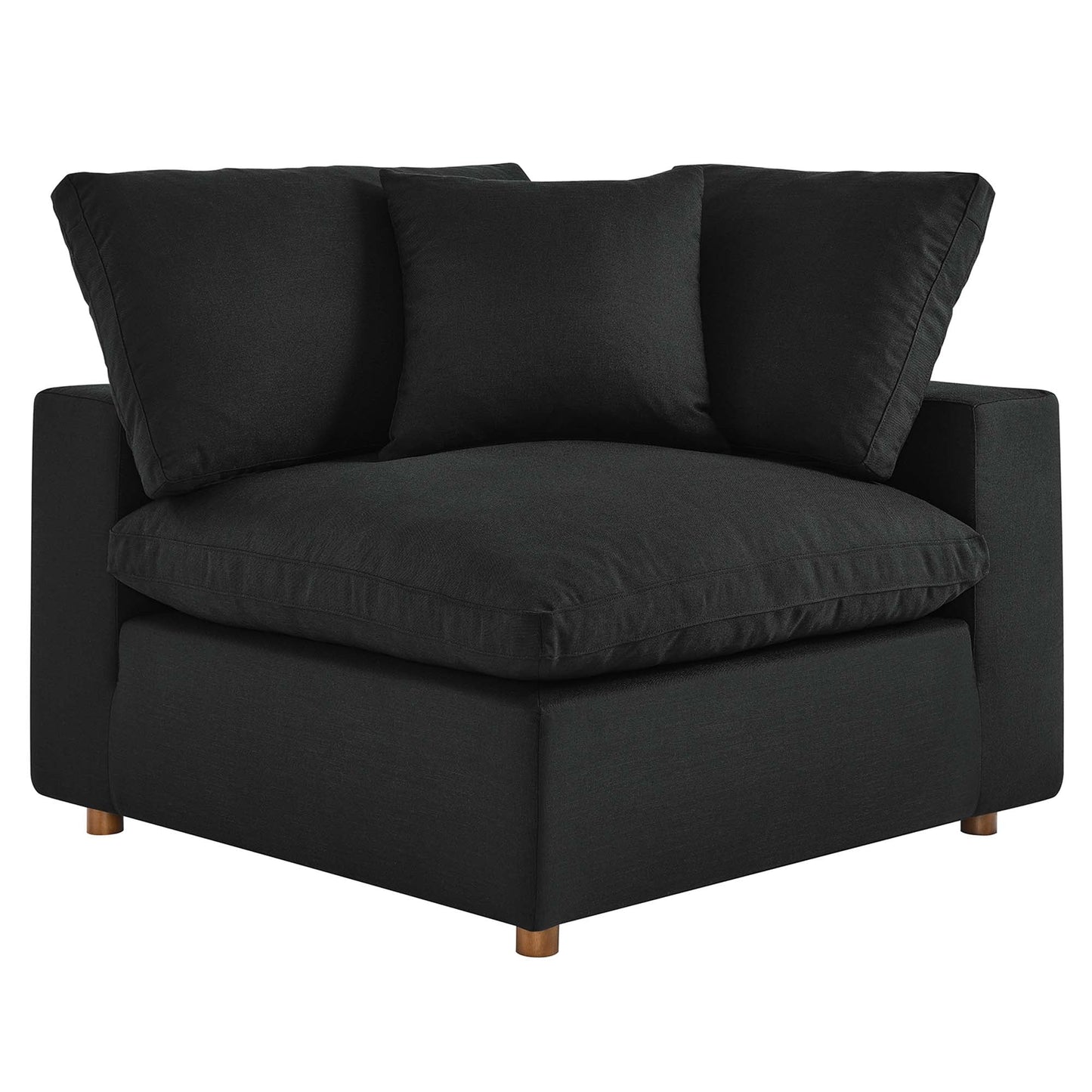 Modway Furniture Commix 5 Piece Down Filled Overstuffed Sectional Sofa by Modway - EEI-3359-BLK