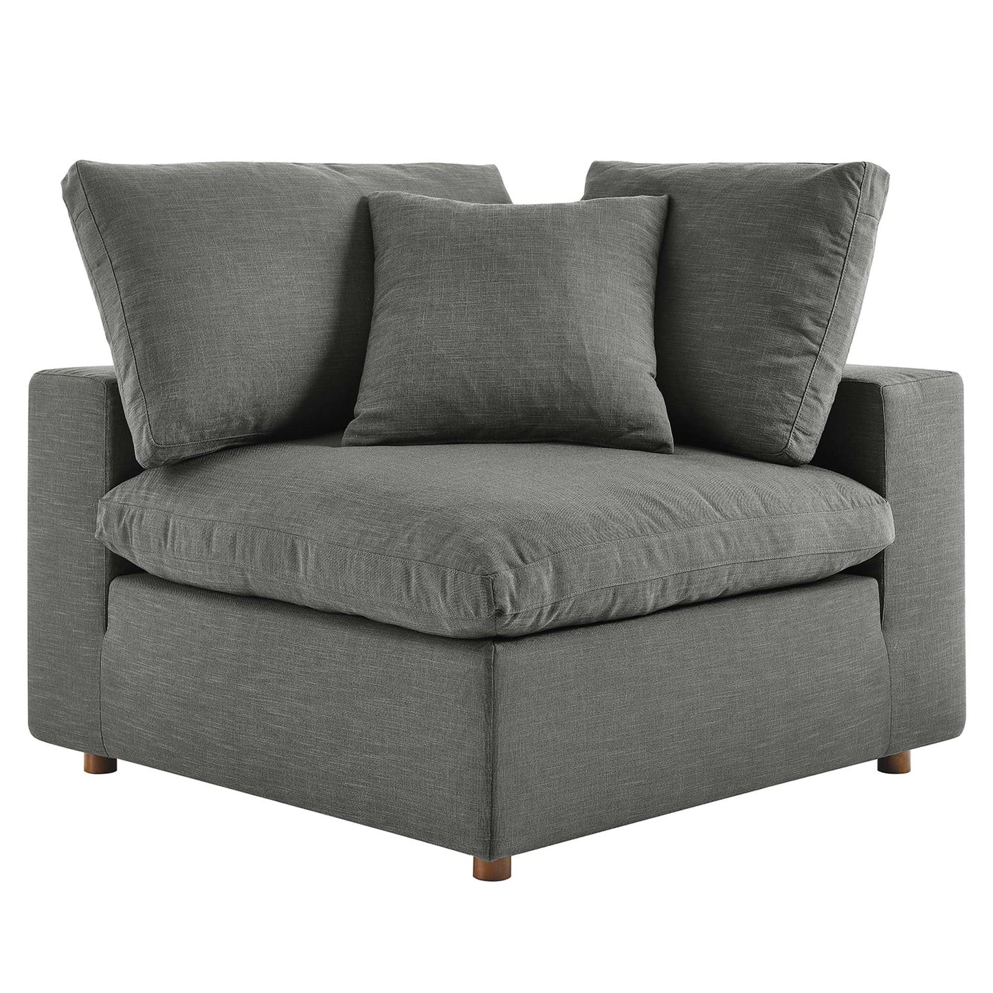 Modway Furniture Commix 5 Piece Down Filled Overstuffed Sectional Sofa by Modway - EEI-3359-BLK