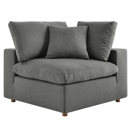 Modway Furniture Commix 5 Piece Down Filled Overstuffed Sectional Sofa by Modway - EEI-3359-BLK
