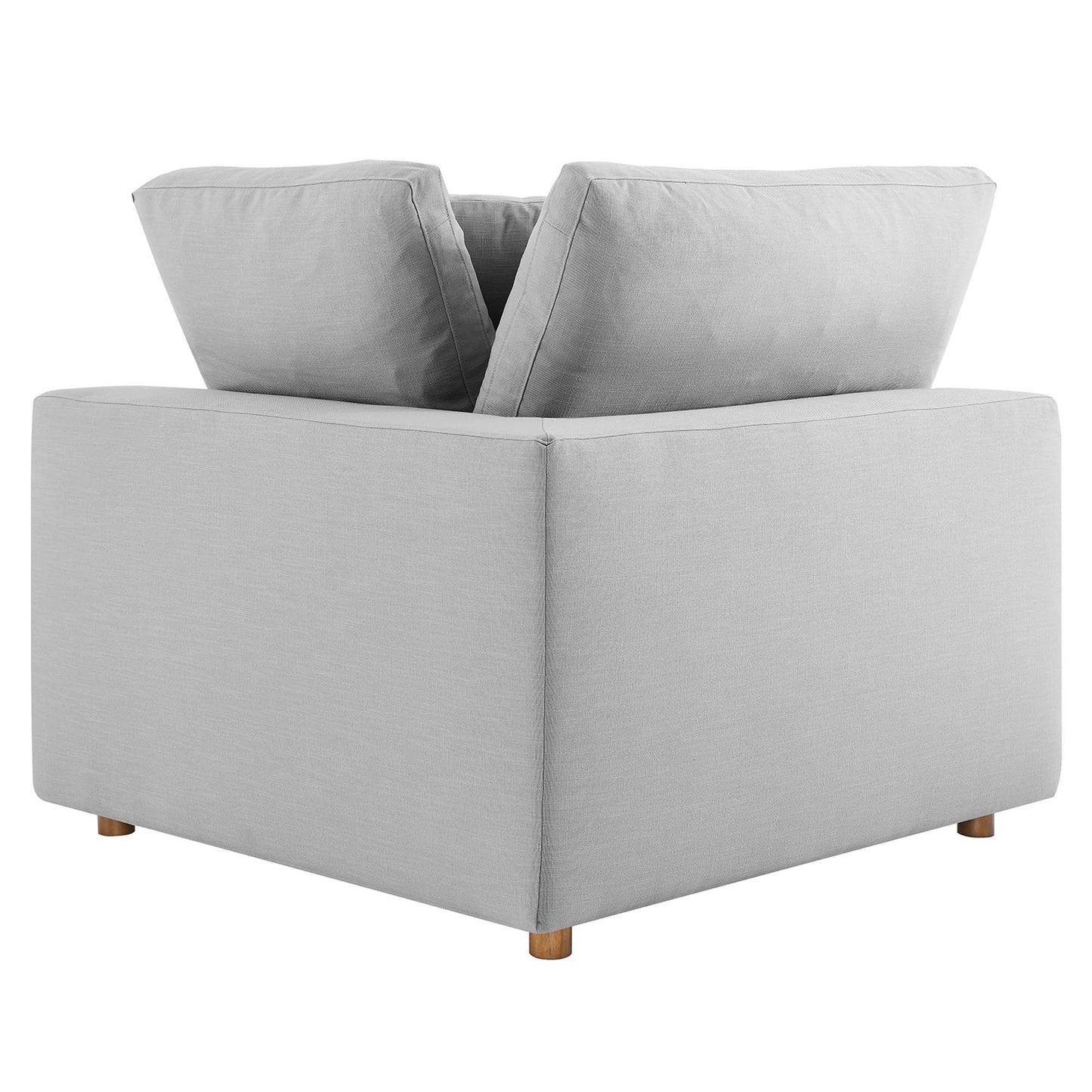 Modway Furniture Commix 8-Piece Down Filled Overstuffed Sectional Sofa by Modway - EEI-3363-BLK