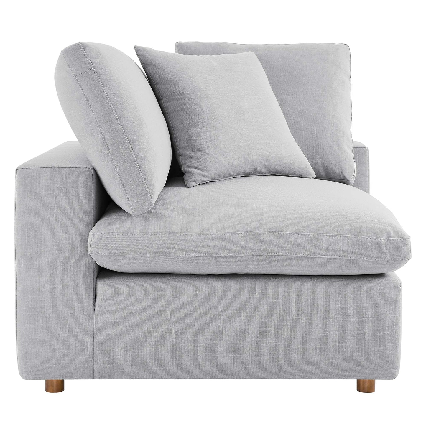 Modway Furniture Commix 7-Piece Down Filled Overstuffed Sectional Sofa by Modway - EEI-3364-BLK