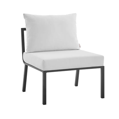 Modway Furniture Riverside 5 Piece Outdoor Patio Aluminum Set by Modway – EEI-3783-SLA-WHI