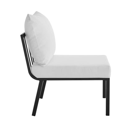 Modway Furniture Riverside 5 Piece Outdoor Patio Aluminum Set by Modway – EEI-3783-SLA-WHI